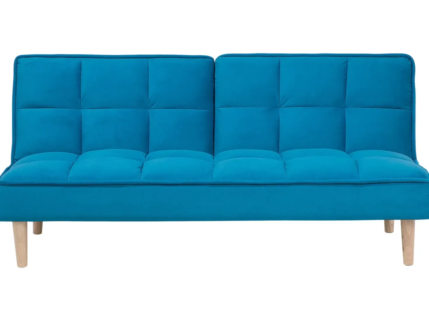 Divano letto 3 posti SILJAN Tessuto Blu oltremare