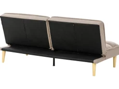 Divano letto 3 posti SILJAN Tessuto Marrone chiaro