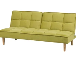 Divano letto 3 posti SILJAN Tessuto Verde oliva