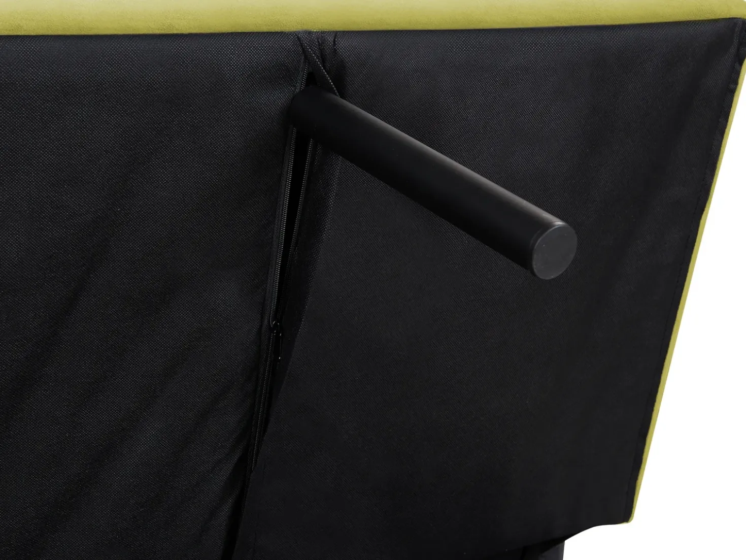Divano letto 3 posti SILJAN Tessuto Verde oliva