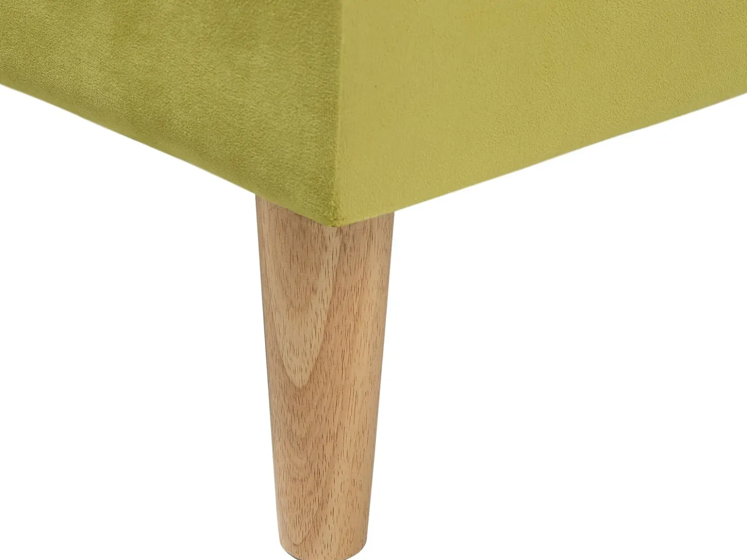 Divano letto 3 posti SILJAN Tessuto Verde oliva