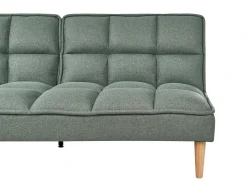 Divano letto 3 posti SILJAN Tessuto Verde chiaro