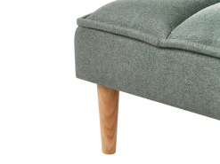 Divano letto 3 posti SILJAN Tessuto Verde chiaro