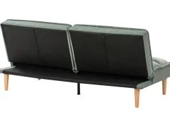Divano letto 3 posti SILJAN Tessuto Verde chiaro