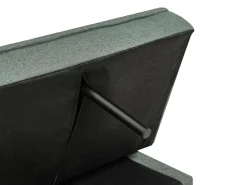 Divano letto 3 posti SILJAN Tessuto Verde chiaro