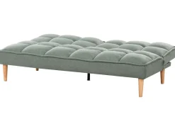 Divano letto 3 posti SILJAN Tessuto Verde chiaro