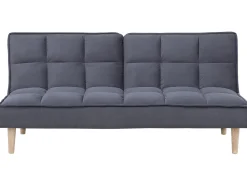Divano letto 3 posti SILJAN Tessuto Grigio scuro