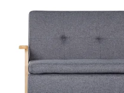 Divano letto 3 posti TJORN Tessuto Grigio