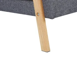 Divano letto 3 posti TJORN Tessuto Grigio
