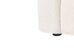 Divano letto 3 posti VAXHOLM Bouclé Beige chiaro con contenitore
