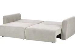 Divano letto 3 posti VAXHOLM Tessuto Grigio con contenitore
