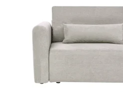 Divano letto 3 posti VAXHOLM Tessuto Grigio con contenitore