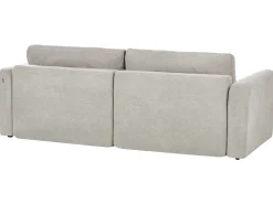 Divano letto 3 posti VAXHOLM Tessuto Grigio con contenitore
