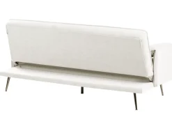 Divano letto 3 posti VAYLA Tessuto Bianco sporco