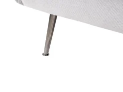 Divano letto 3 posti VAYLA Tessuto Bianco sporco