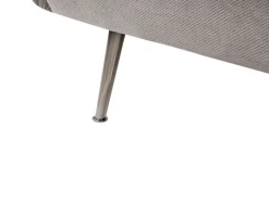 Divano letto 3 posti VAYLA Tessuto Grigio