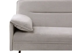 Divano letto 3 posti VAYLA Tessuto Grigio