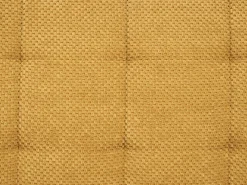 Divano letto 3 posti VEHKOO Tessuto Senape