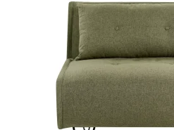 Divano letto 2 posti VESTFOLD Tessuto Verde oliva