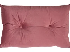 Divano letto 2 posti VESTFOLD Velluto Rosa