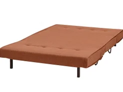 Divano letto 2 posti VESTFOLD Tessuto Arancione