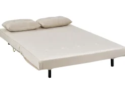 Divano letto 2 posti VESTFOLD Velluto Beige