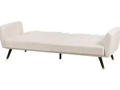 Divano letto 3 posti VIMMERBY Tessuto Beige chiaro