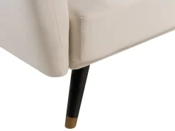 Divano letto 3 posti VIMMERBY Tessuto Beige chiaro