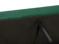 Divano letto 3 posti VIMMERBY Velluto Verde smeraldo