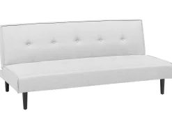 Divano letto 3 posti VISBY Tessuto Grigio chiaro