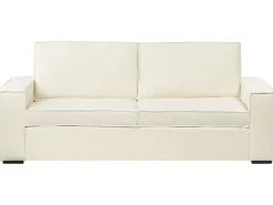 Divano letto 3 posti VUOKATTI Bouclé Bianco sporco