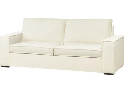 Divano letto 3 posti VUOKATTI Bouclé Bianco sporco