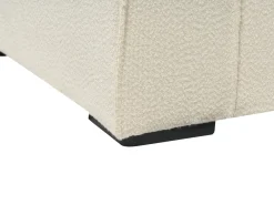 Divano letto 3 posti VUOKATTI Bouclé Bianco sporco