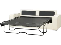 Divano letto 3 posti VUOKATTI Bouclé Bianco sporco