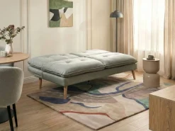Divano letto 3 posti YILA Tessuto Verde