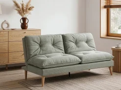 Divano letto 3 posti YILA Tessuto Verde