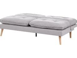 Divano letto 3 posti YILA Tessuto Grigio