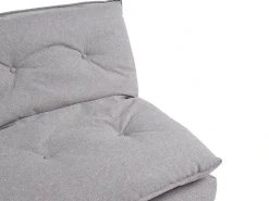 Divano letto 3 posti YILA Tessuto Grigio