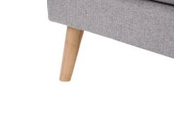 Divano letto 3 posti YILA Tessuto Grigio