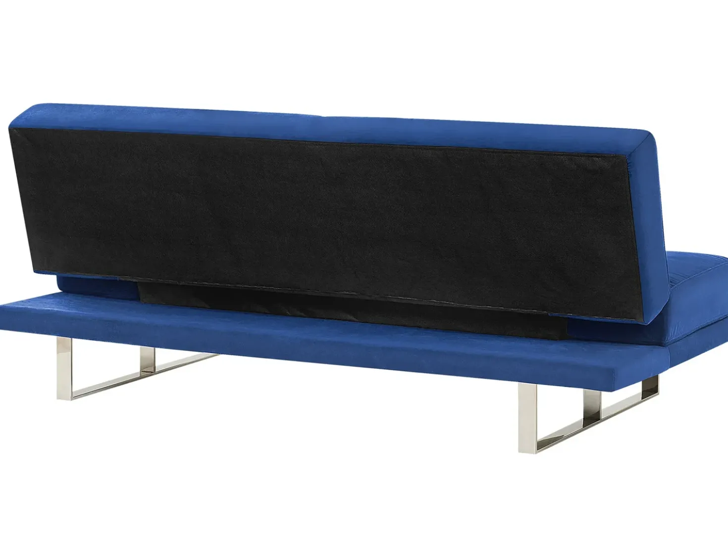 Divano letto 2 posti YORK Velluto Blu marino