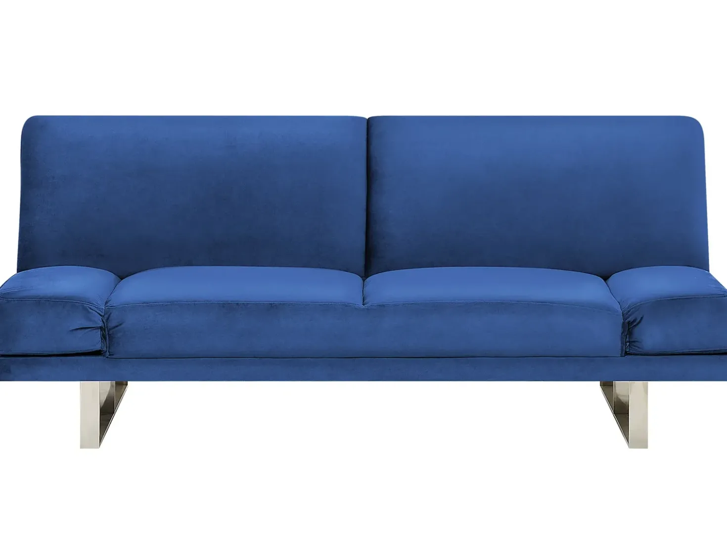 Divano letto 2 posti YORK Velluto Blu marino