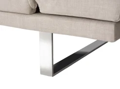Divano letto 2 posti YORK Tessuto Beige