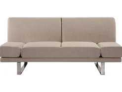 Divano letto 2 posti YORK Tessuto Beige
