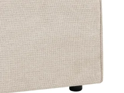 Divano letto a U 4 posti VATNE Tessuto Beige chiaro con contenitore