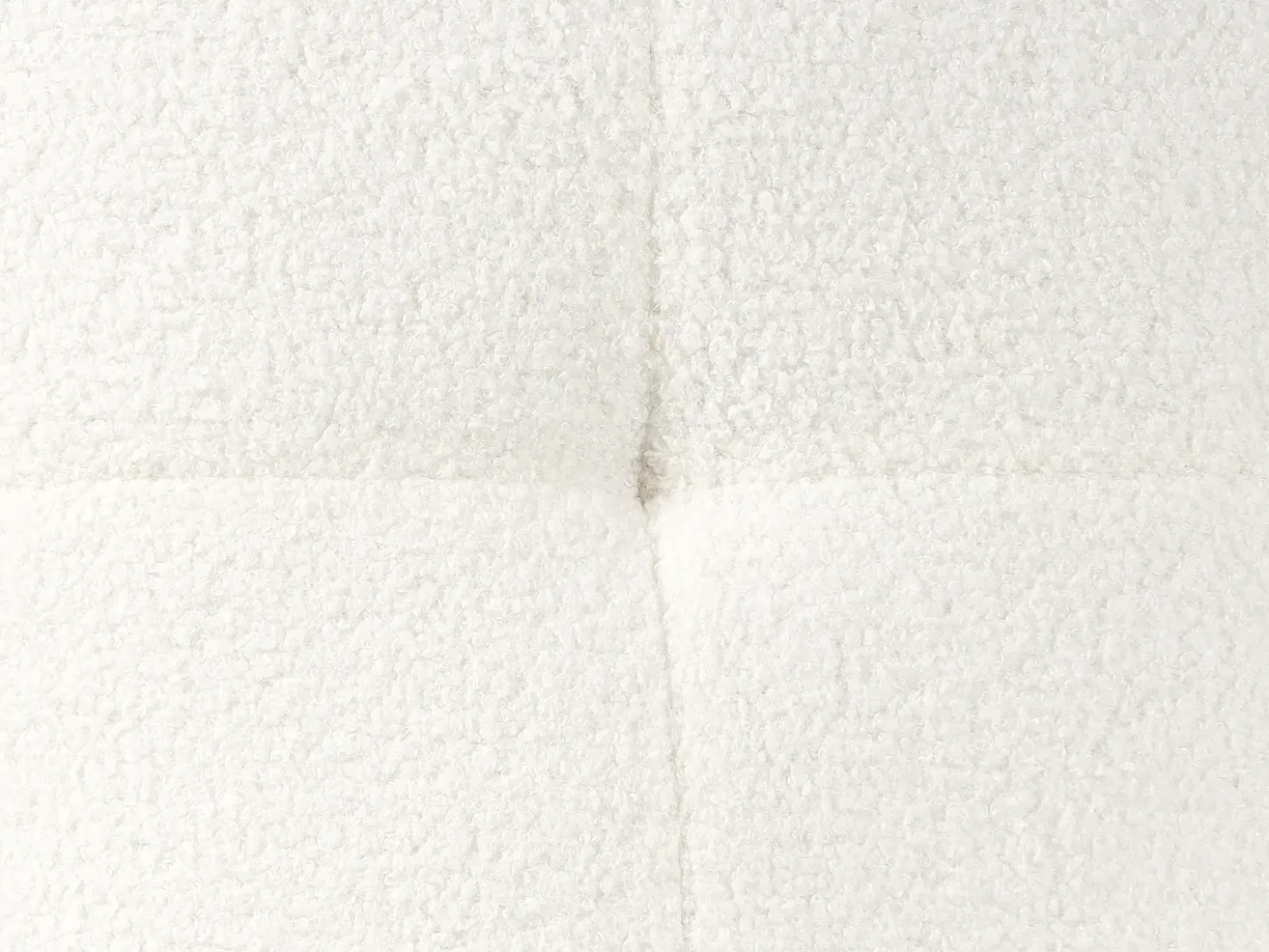 Divano letto angolare 3 posti SIRO Bouclé Bianco sporco con contenitore Lato destro
