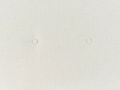 Divano letto angolare 3 posti KAARINA Tessuto Bianco Lato Sinistro