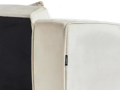 Divano letto angolare 4 posti VADSO Velluto Beige chiaro Lato Sinistro