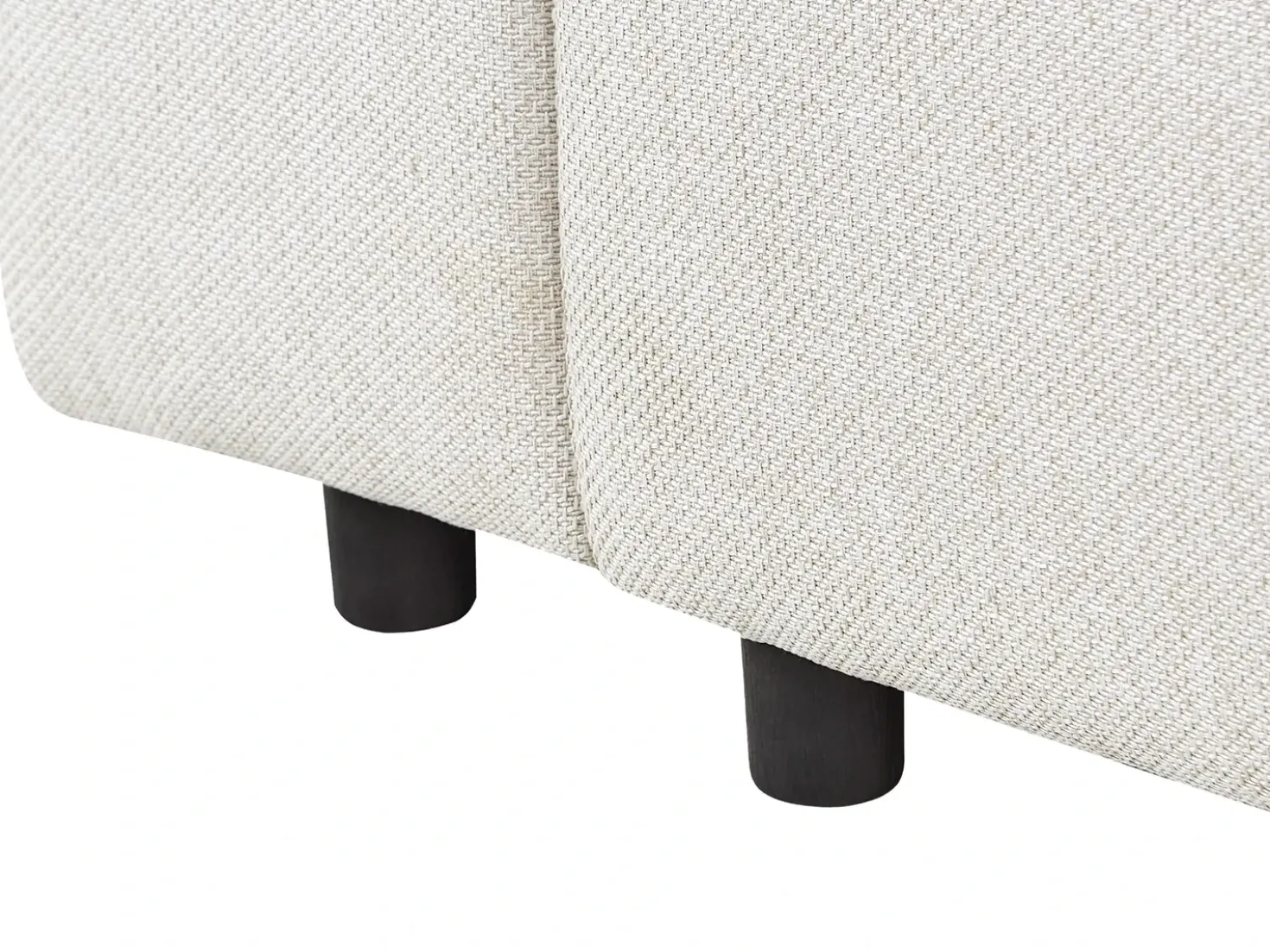 Divano letto angolare 4 posti INNVIK Tessuto Beige chiaro Lato Sinistro