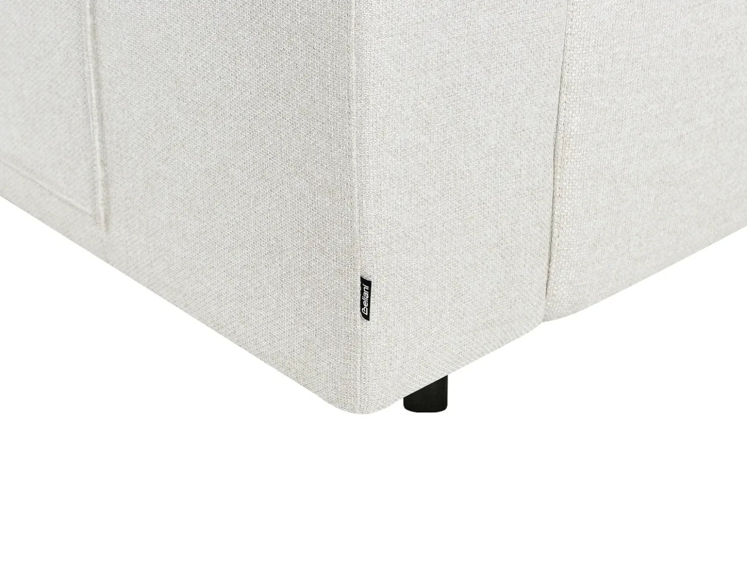 Divano letto angolare 4 posti INNVIK Tessuto Beige chiaro Lato Sinistro