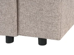 Divano letto angolare 3 posti INNVIK Tessuto Marrone chiaro con contenitore Lato Sinistro